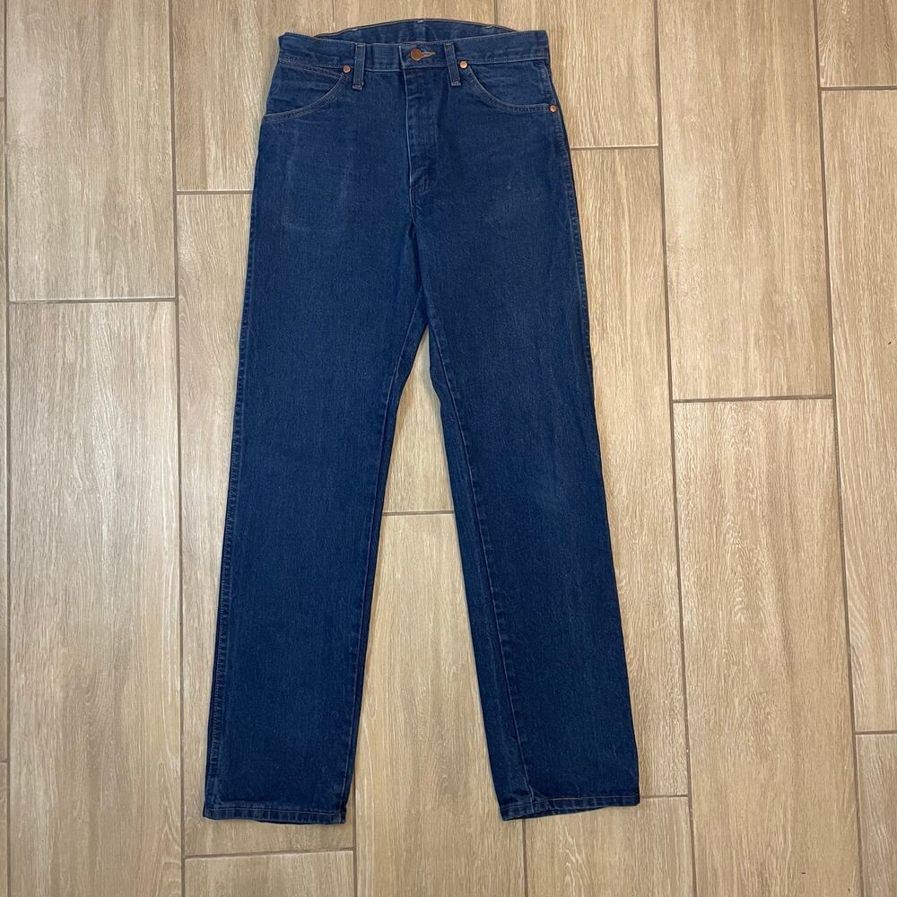 Wrangler 13MWZ Cowboy Cut Original Fit Jeans Mens 30x32 Dark Wash Western